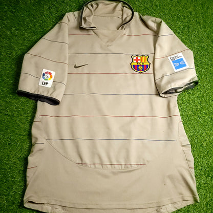 Ronaldinho Barcelona 2003 2004 DEBUT Away Soccer Jersey M SKU# 112587