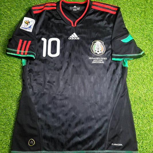 Blanco Mexico 2010 WORLD CUP Away Soccer Jersey M SKU# P41397