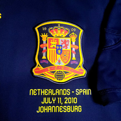 Iniesta Spain 2010 WORLD CUP FINAL Soccer Away Jersey XL SKU# P47896 - ForeverSoccerJerseys