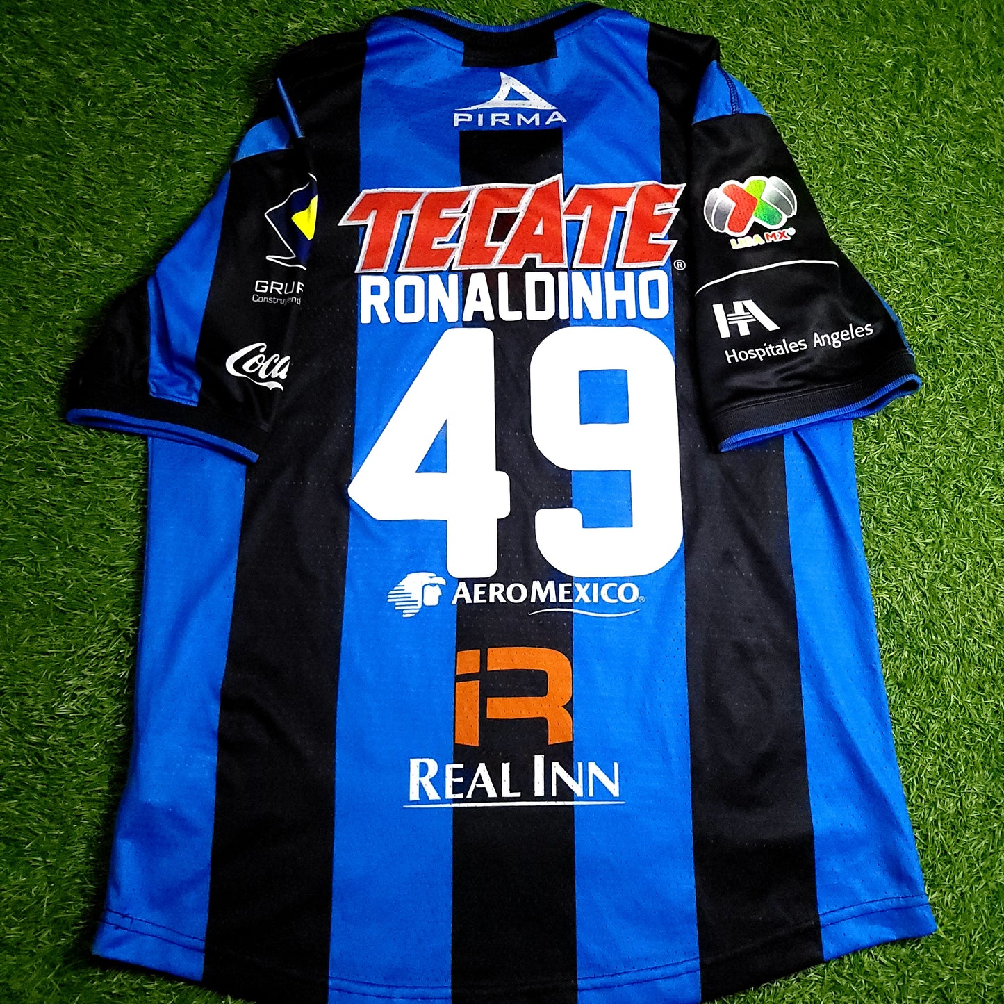 Ronaldinho Queretaro Pirma PLAYER ISSUE 2014 2015 Soccer Jersey L