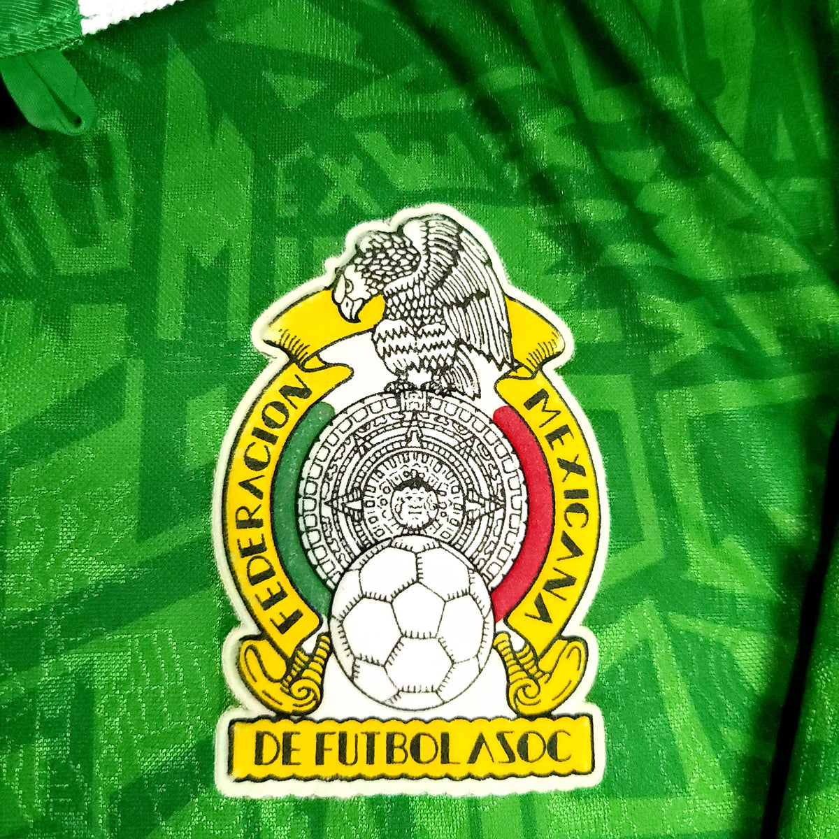 Hugo Sanchez Mexico Umbro 1993 COPA AMERICA Soccer Jersey L - ForeverSoccerJerseys