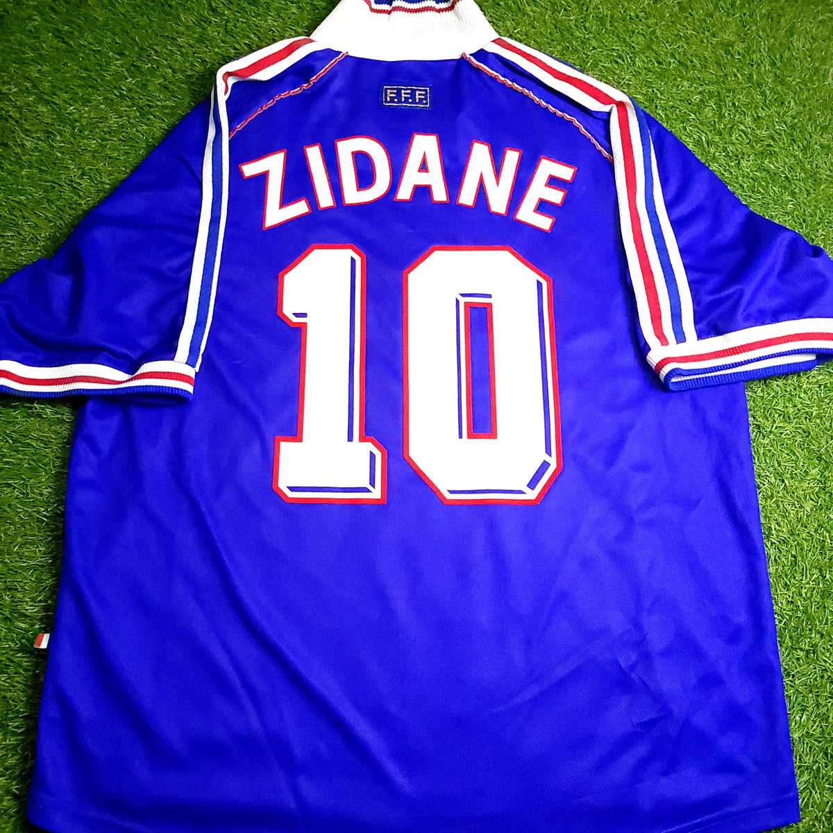 Zidane France 1998 WORLD CUP FINAL Soccer Jersey XL - ForeverSoccerJerseys