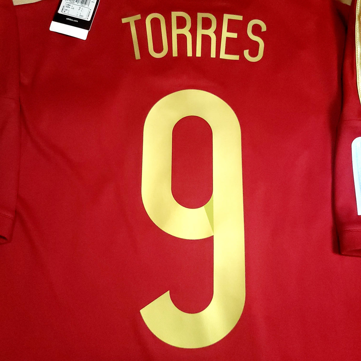 Torres Spain 2014 WORLD CUP Soccer Jersey BNWT L SKU# G85279