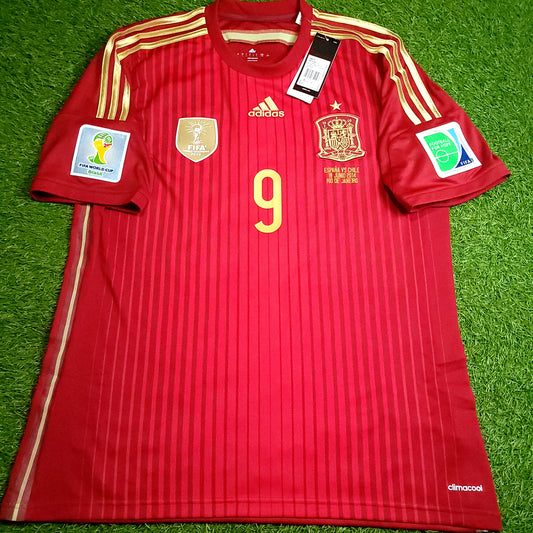 Torres Spain 2014 WORLD CUP Soccer Jersey BNWT L SKU# G85279