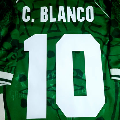 Blanco Mexico Garcis 1999 Confederations Cup Final Soccer Jersey BNWT M - ForeverSoccerJerseys