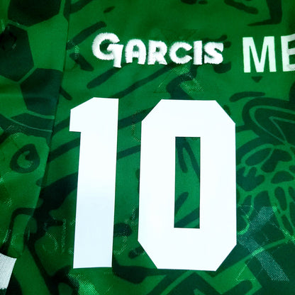 Blanco Mexico Garcis 1999 Confederations Cup Final Soccer Jersey BNWT M - ForeverSoccerJerseys