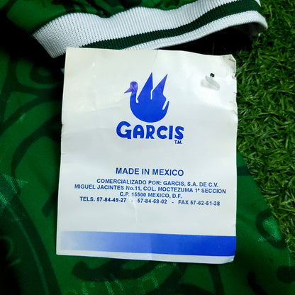 Blanco Mexico Garcis 1999 Confederations Cup Final Soccer Jersey BNWT L - ForeverSoccerJerseys