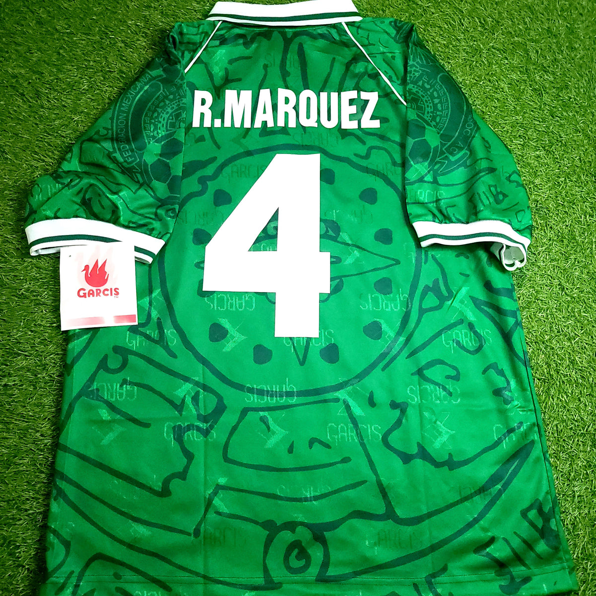 Marquez Mexico Garcis 1999 Confederations Cup Final Soccer Jersey BNWT L - ForeverSoccerJerseys
