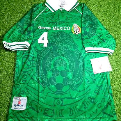 Marquez Mexico Garcis 1999 Confederations Cup Final Soccer Jersey BNWT L - ForeverSoccerJerseys