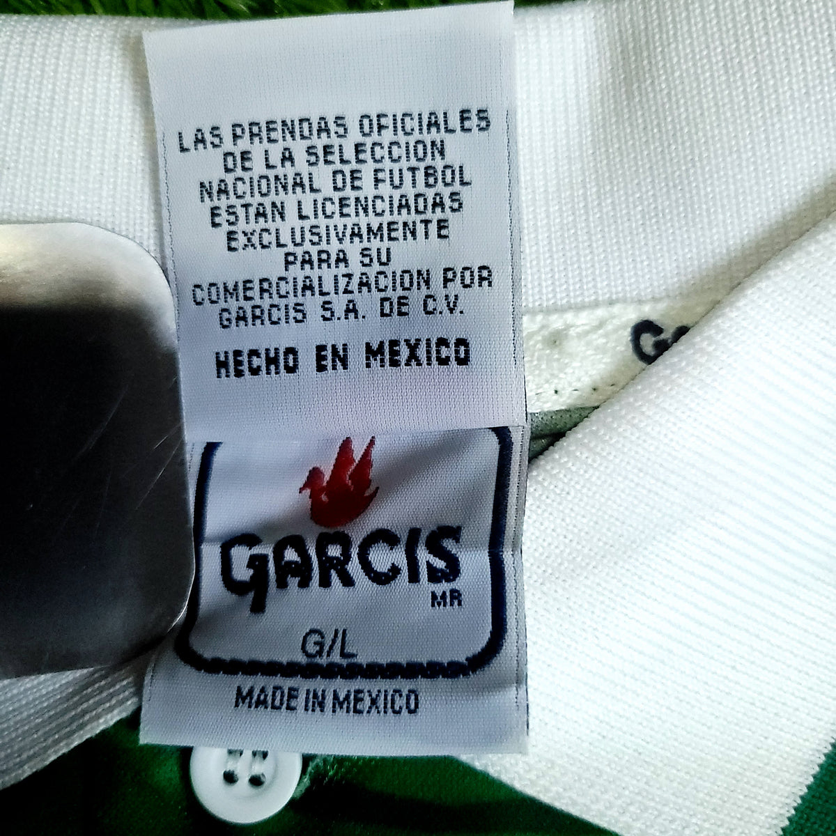 Marquez Mexico Garcis 1999 Confederations Cup Final Soccer Jersey BNWT L - ForeverSoccerJerseys
