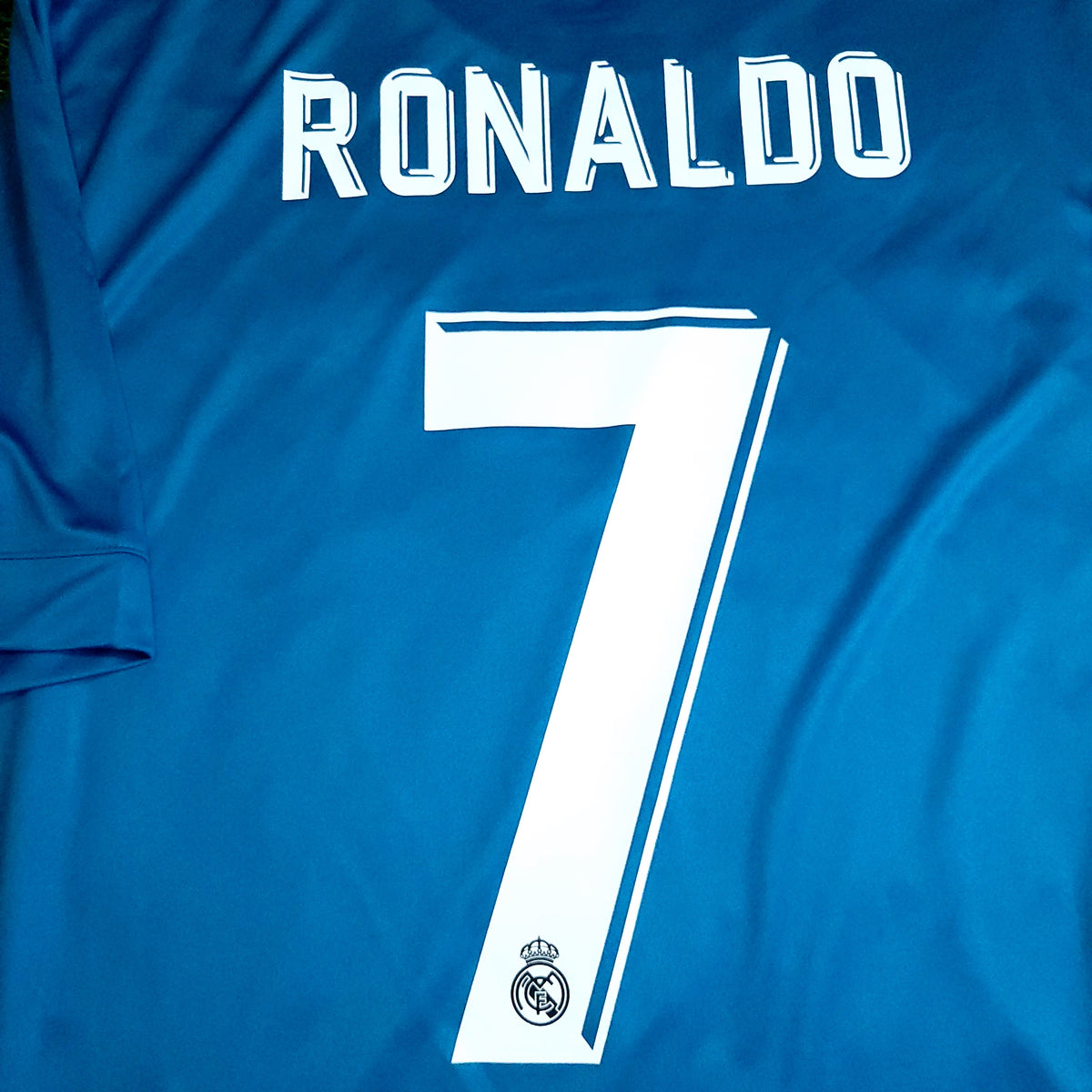 Cristiano Ronaldo Real Madrid 2017 2018 SUPERCUP Third Soccer Jersey L SKU# BR3539