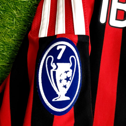 Ibrahimovic AC Milan 2011 2012 Long Sleeve UEFA Soccer Jersey M SKU# V13416