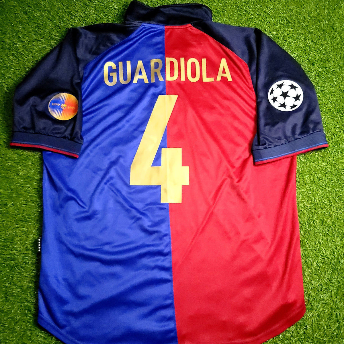 Guardiola Barcelona Centenary 1999 2000 Soccer Jersey XL - ForeverSoccerJerseys