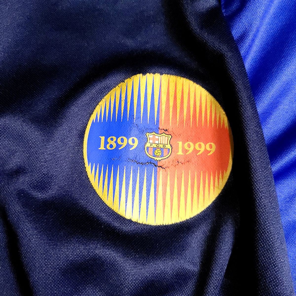 Guardiola Barcelona Centenary 1999 2000 Soccer Jersey XL - ForeverSoccerJerseys