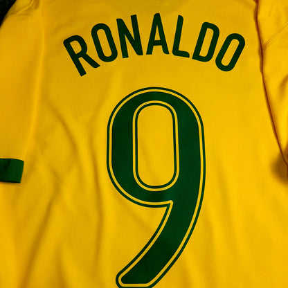 Ronaldo Brazil 2006 World Cup Home Jersey L SKU# 103889 - ForeverSoccerJerseys