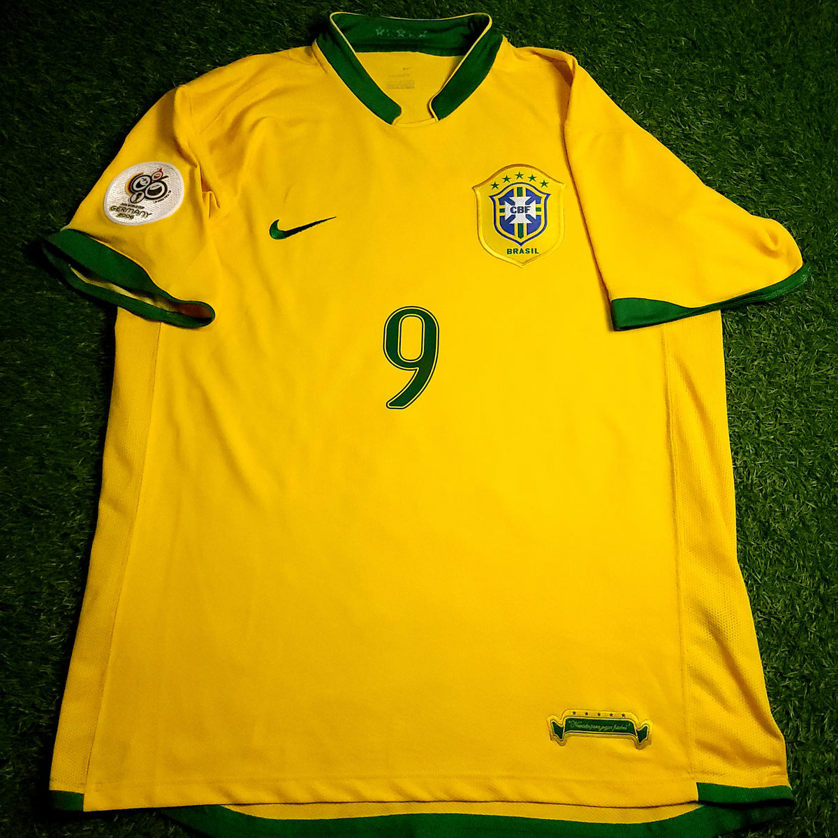 Ronaldo Brazil 2006 World Cup Home Jersey L SKU# 103889 - ForeverSoccerJerseys