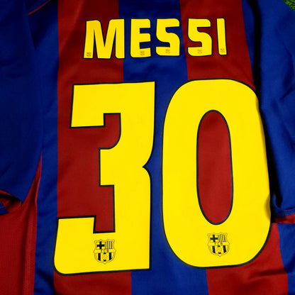 Messi Barcelona DEBUT 2004 2005 Soccer Jersey L SKU# 118861 - ForeverSoccerJerseys