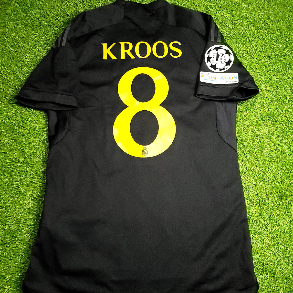 Kroos Real Madrid 2023 2024 UEFA Third Soccer Jersey M SKU# IN9846
