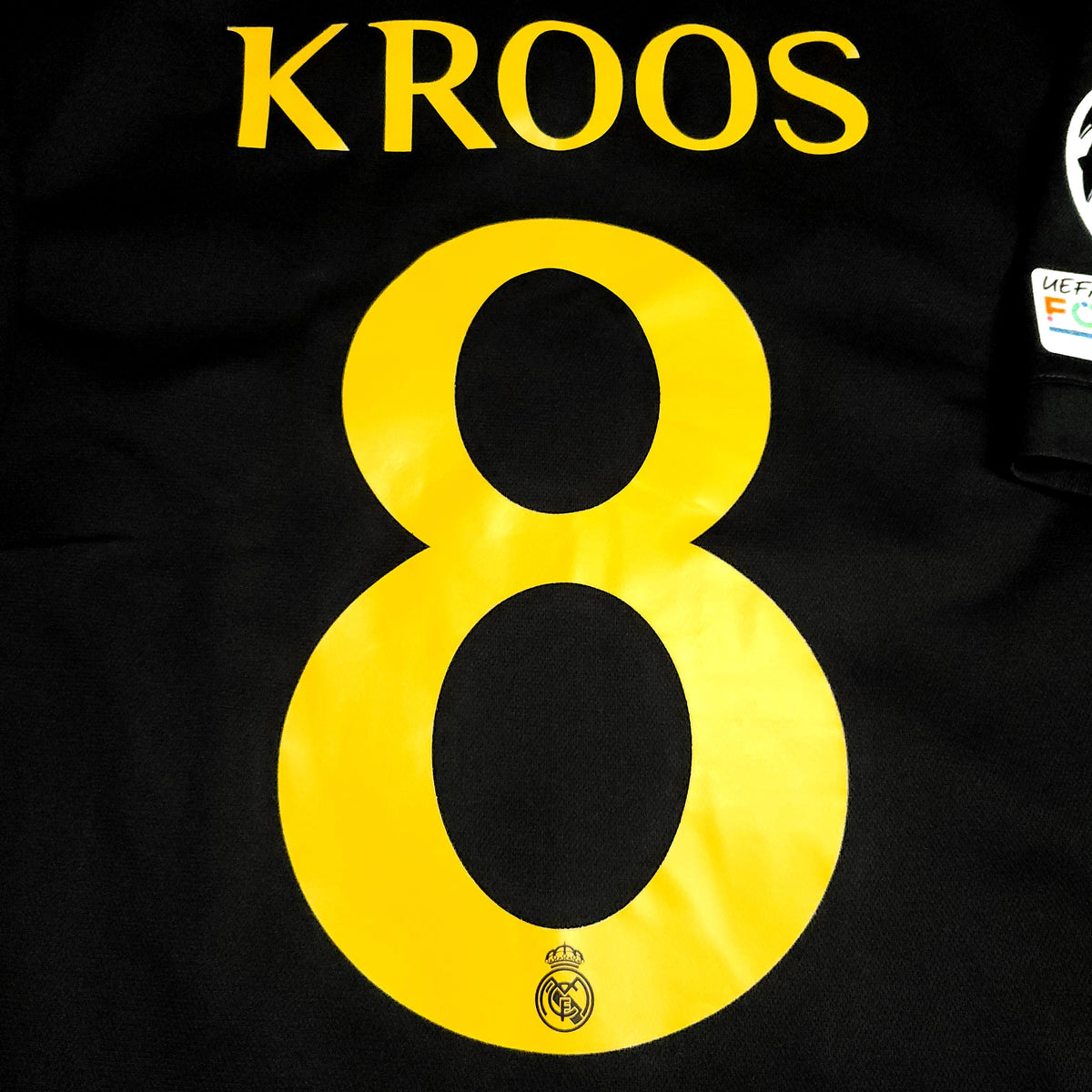 Kroos Real Madrid 2023 2024 UEFA Third Soccer Jersey M SKU# IN9846