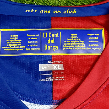 Messi Barcelona TREBLE 2008 2009 Soccer Jersey XL SKU# 286784-655 - ForeverSoccerJerseys