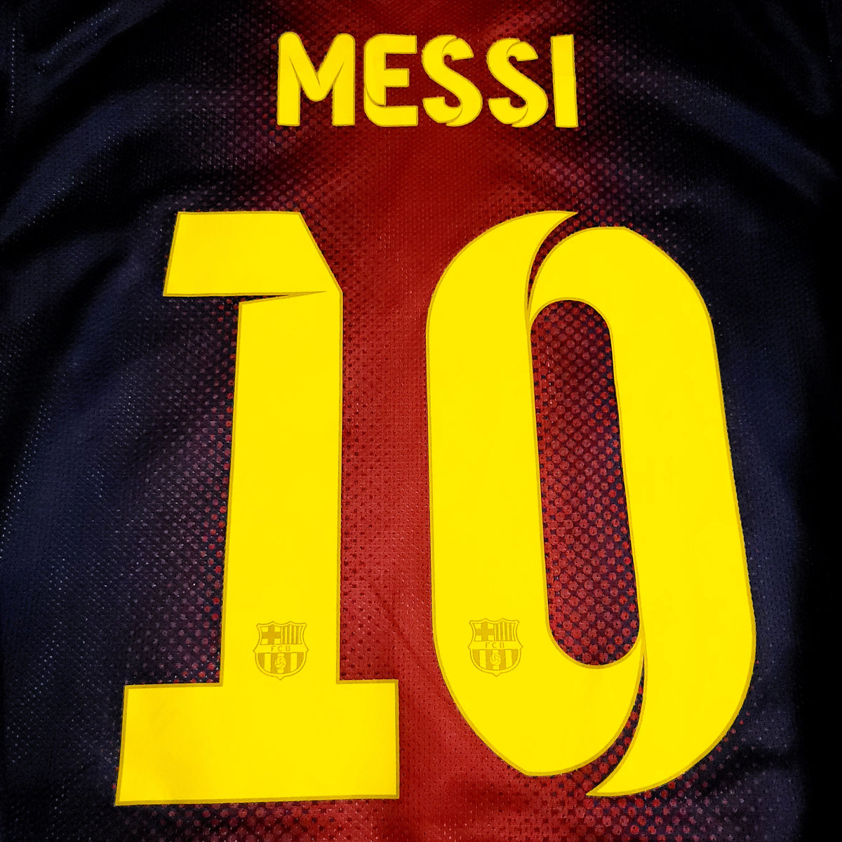 Messi Barcelona 2012 2013 PLAYER ISSUE Long Sleeve Soccer Jersey L