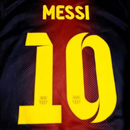 Messi Barcelona 2012 2013 PLAYER ISSUE Long Sleeve Soccer Jersey L
