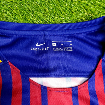 Messi Barcelona 2017 2018 Soccer Jersey M SKU# 847255-457