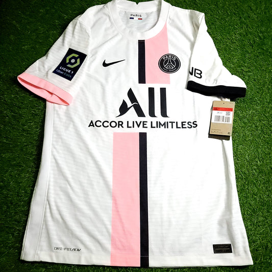 Messi Paris Saint Germain PSG DEBUT 2021 2022 PLAYER ISSUE Away Soccer Jersey BNWT L SKU# CV7850-101