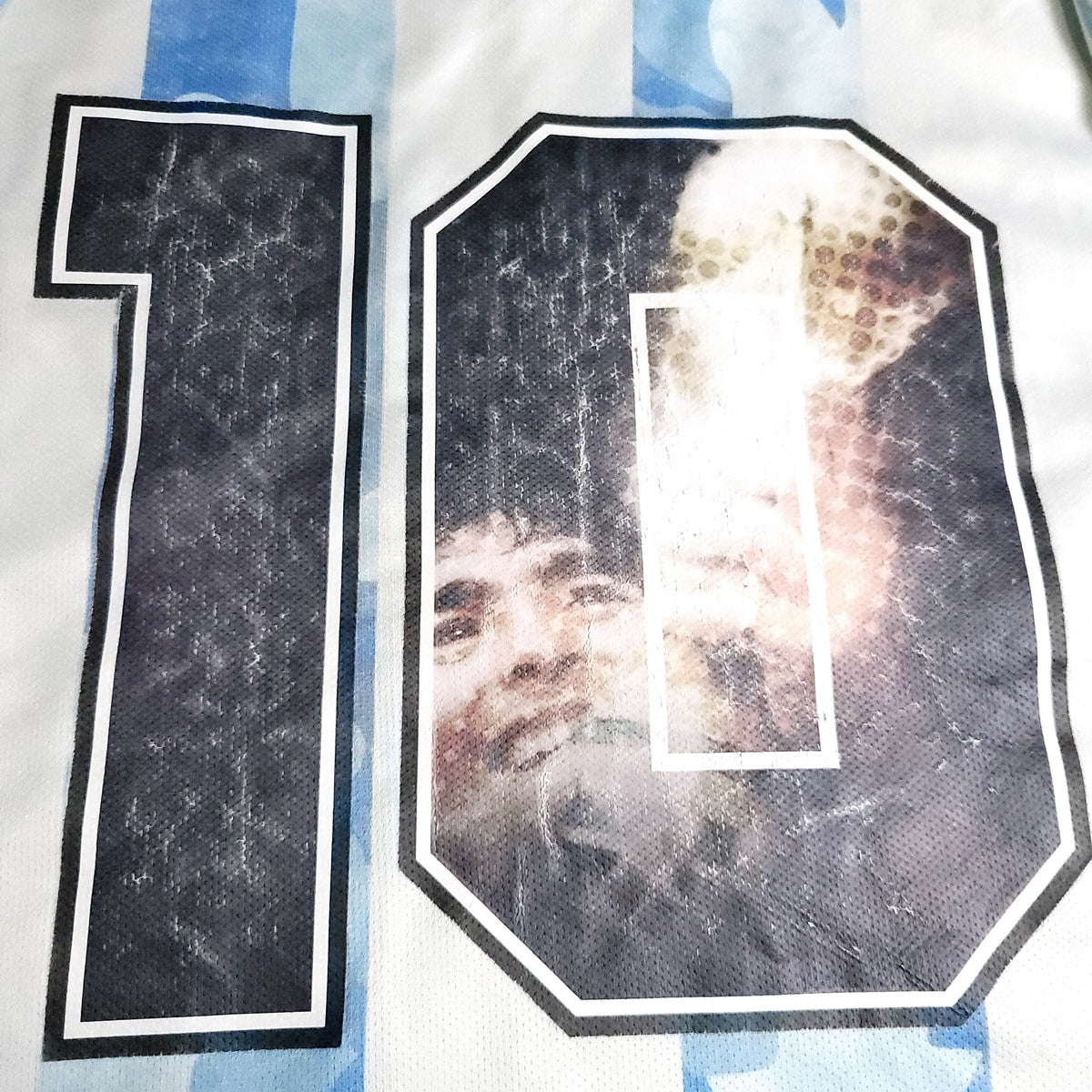 Maradona Tribute Argentina 2020 2021 2022 Soccer Jersey XL SKU# FS6565