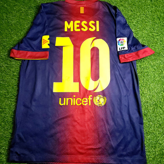 Messi Barcelona 2012 2013 Soccer Jersey M SKU# 478323-410