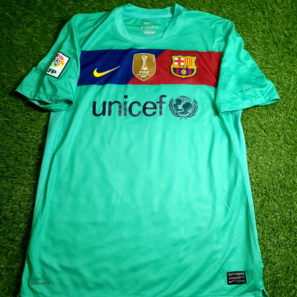 Messi Barcelona 2010 2011 Away Soccer Jersey M SKU# 382358-310