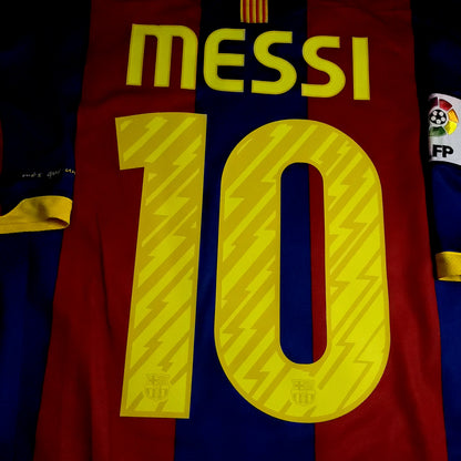 Messi Barcelona 2010 2011 Home Soccer Jersey XL SKU# 382354-488