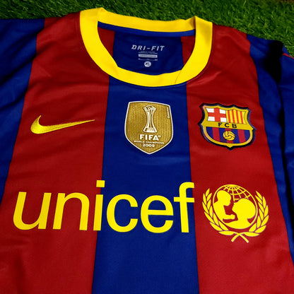 Messi Barcelona 2010 2011 Home Soccer Jersey XL SKU# 382354-488