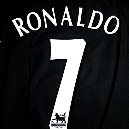 Cristiano Ronaldo Manchester United 2004 2005 Away STAND UP SPEAK UP Soccer Jersey L SKU# 112677