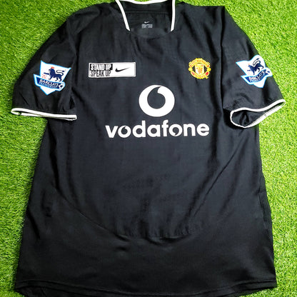 Cristiano Ronaldo Manchester United 2004 2005 Away STAND UP SPEAK UP Soccer Jersey L SKU# 112677