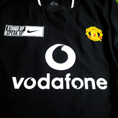 Cristiano Ronaldo Manchester United 2004 2005 Away STAND UP SPEAK UP Soccer Jersey L SKU# 112677