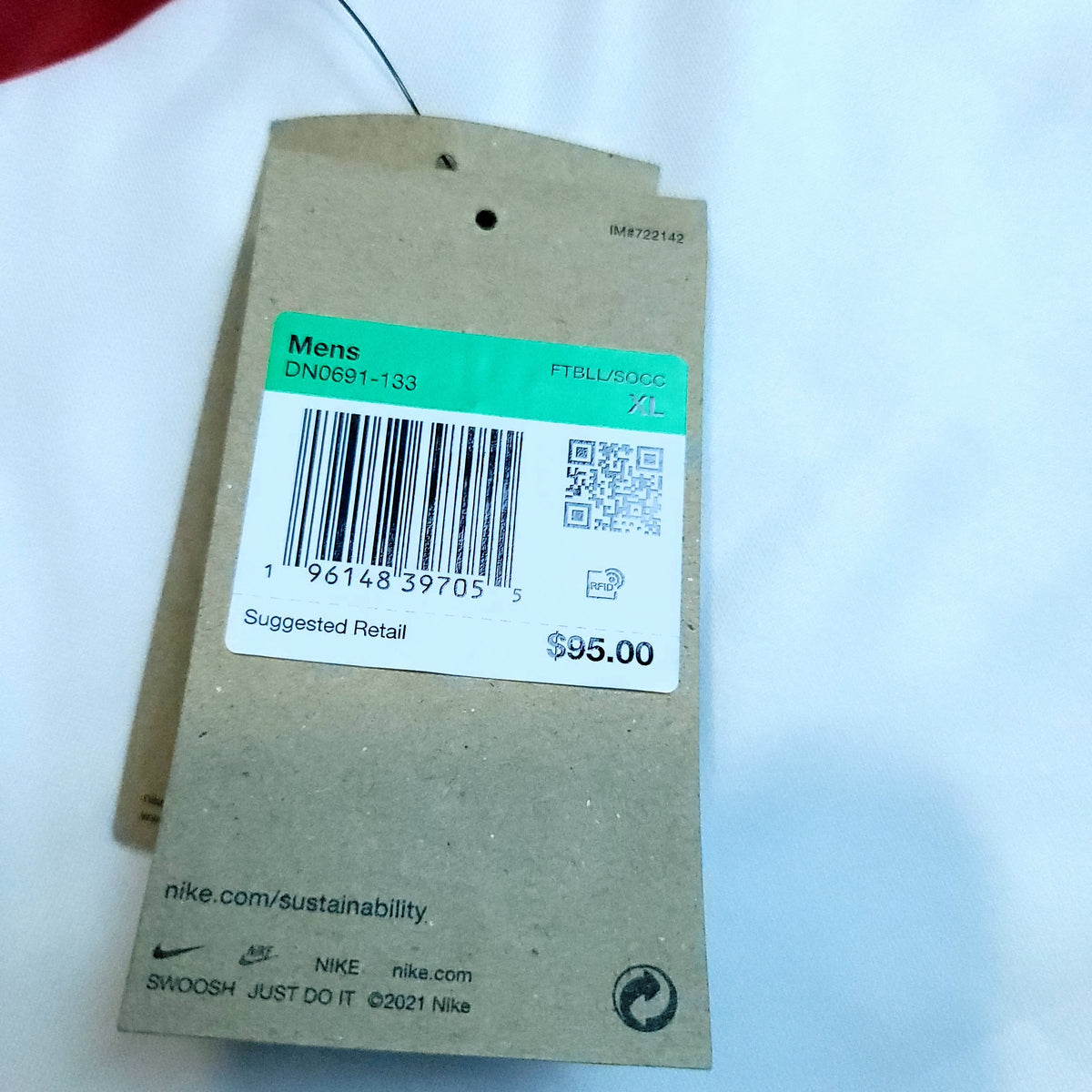 Cristiano Ronaldo Portugal 2022 WORLD CUP Away Soccer Jersey BNWT XL SKU# DN0691-133
