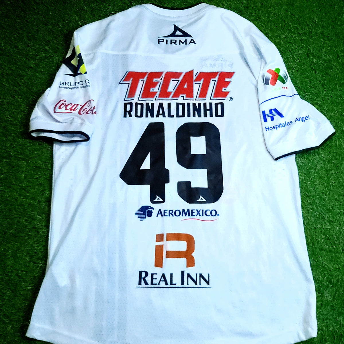 Ronaldinho Queretaro Pirma PLAYER ISSUE 2014 2015 Away Soccer Jersey XL