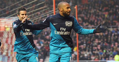 Henry Arsenal 2011 2012 Long Sleeve Away Soccer Jersey Shirt L SKU# 423984-472