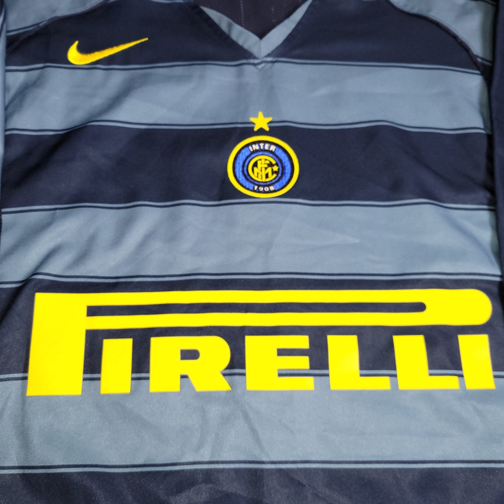 Adriano Inter Milan 2004 2005 2006 Third UEFA Soccer Jersey
