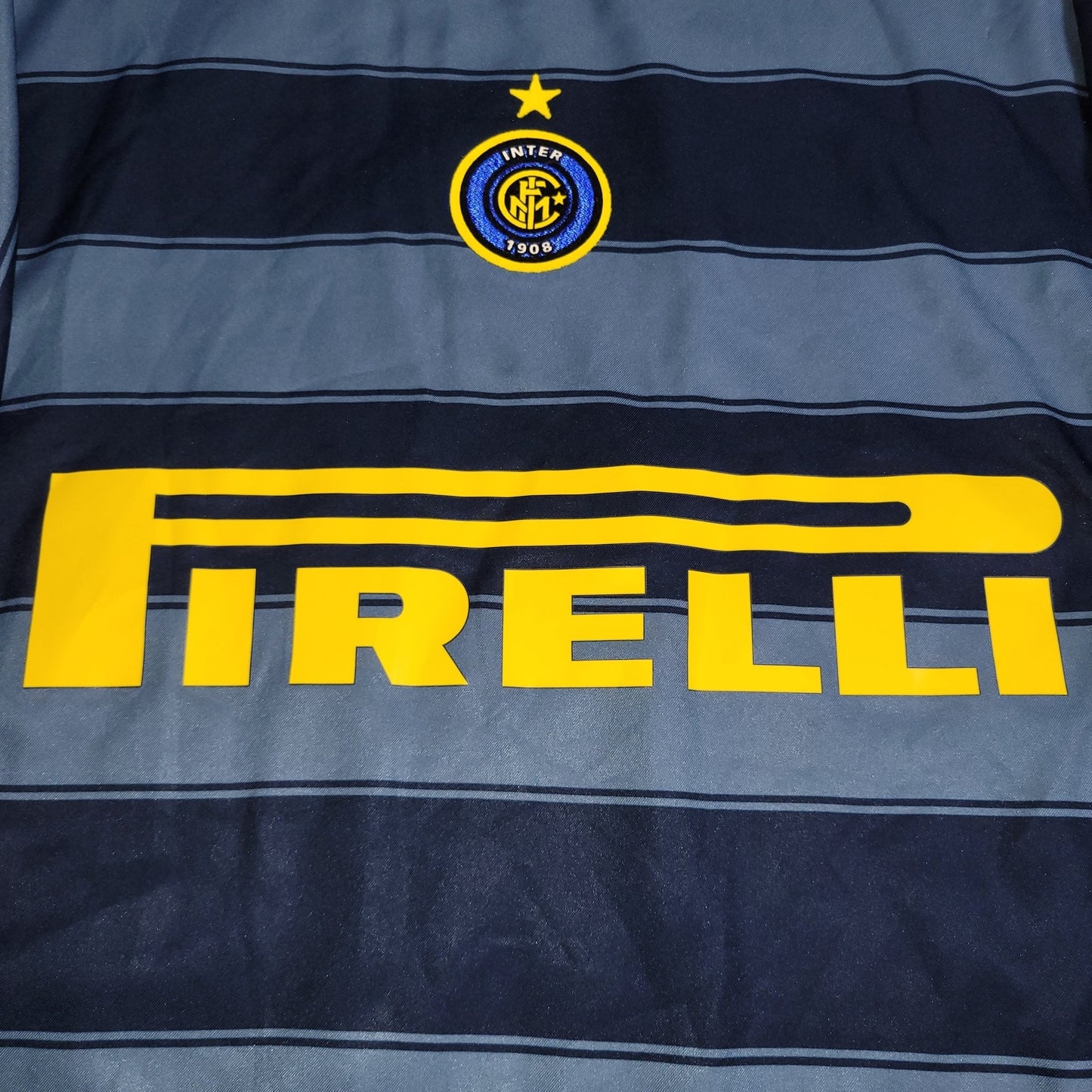 Adriano Inter Milan 2004 2005 2006 Third UEFA Soccer Jersey Shirt XL Nike