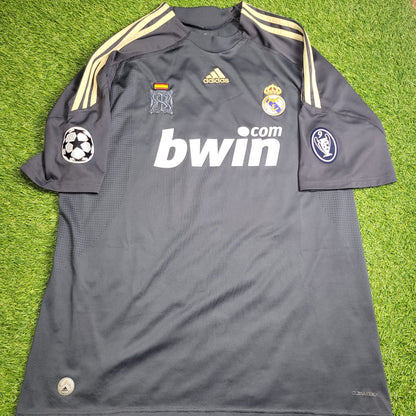 Alonso Real Madrid 2009 2010 DEBUT SEASON Soccer Third Jersey Shirt XL SKU E84329 Adidas
