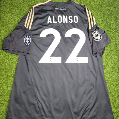 Alonso Real Madrid 2009 2010 DEBUT SEASON Soccer Third Jersey Shirt XL SKU E84329 Adidas
