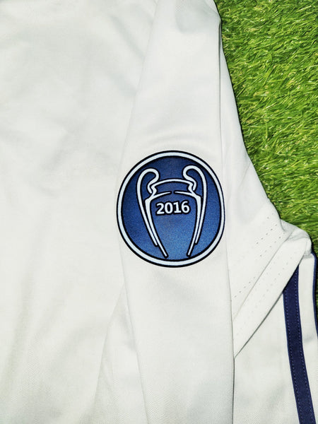 Bale Real Madrid 2016 2017 Home Long Sleeve UEFA Soccer Jersey Shirt M SKU# AI5184 Adidas