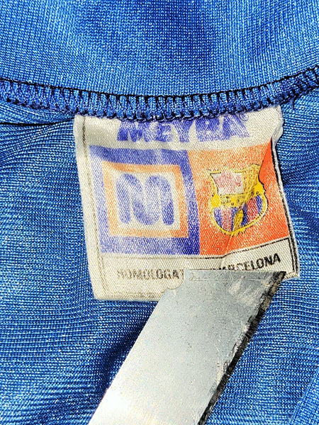 Barcelona Meyba 1985 - 1990 MARADONA ERA Away Soccer Jersey Shirt XL Meyba