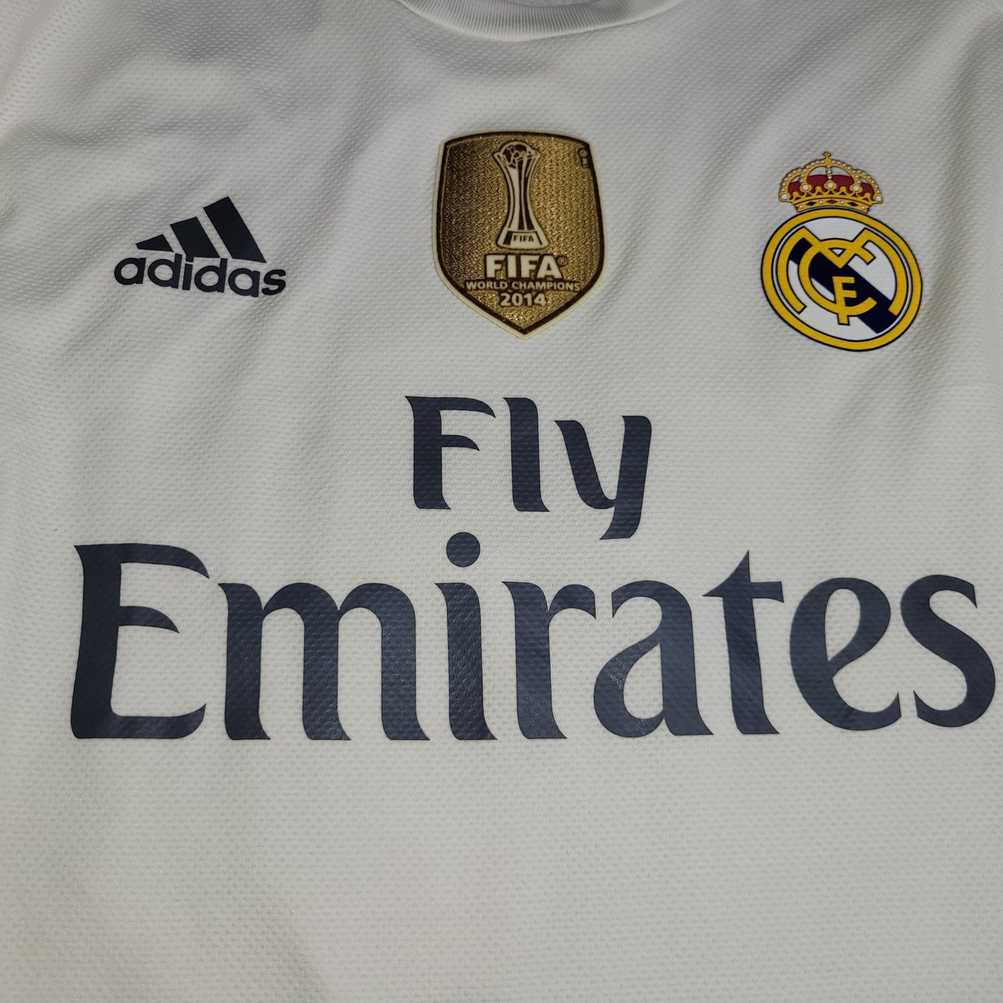 Benzema Real Madrid 2015 2016 UEFA ADIZERO PLAYER ISSUE Soccer Jersey Shirt L SKU S12654 Adidas