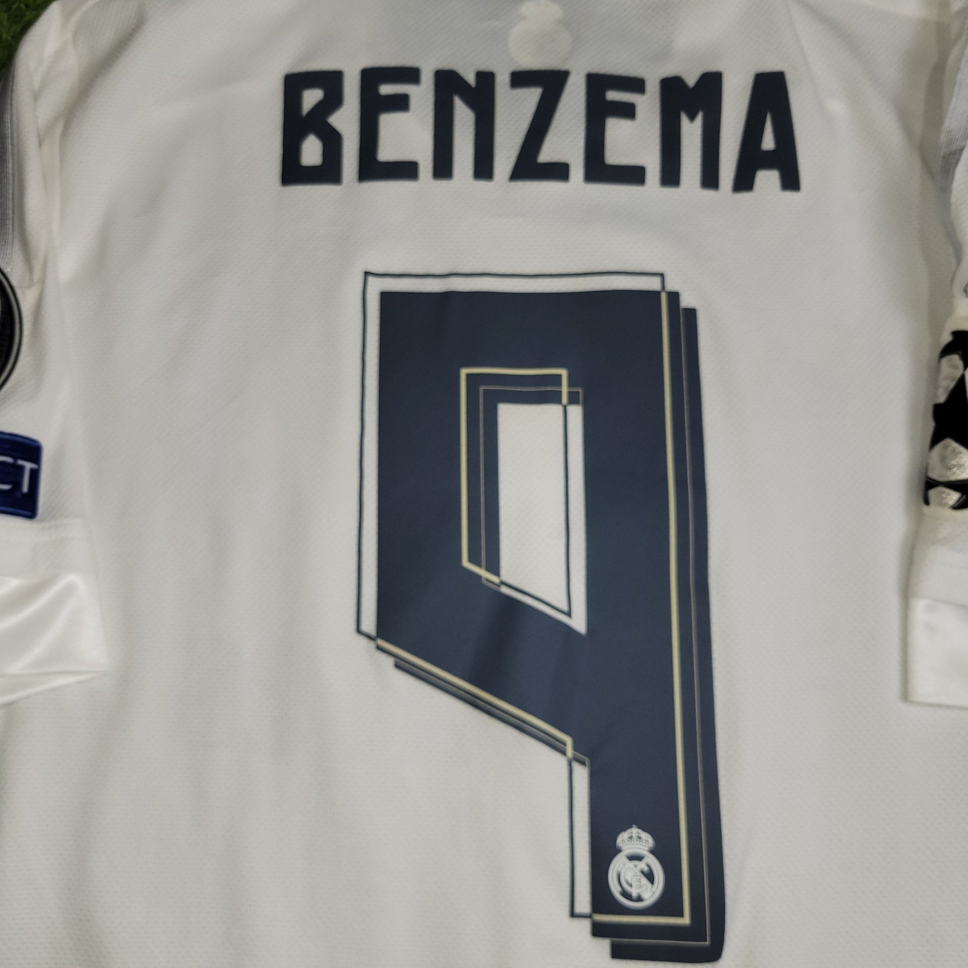 Benzema Real Madrid 2015 2016 UEFA ADIZERO PLAYER ISSUE Soccer Jersey Shirt L SKU S12654 Adidas