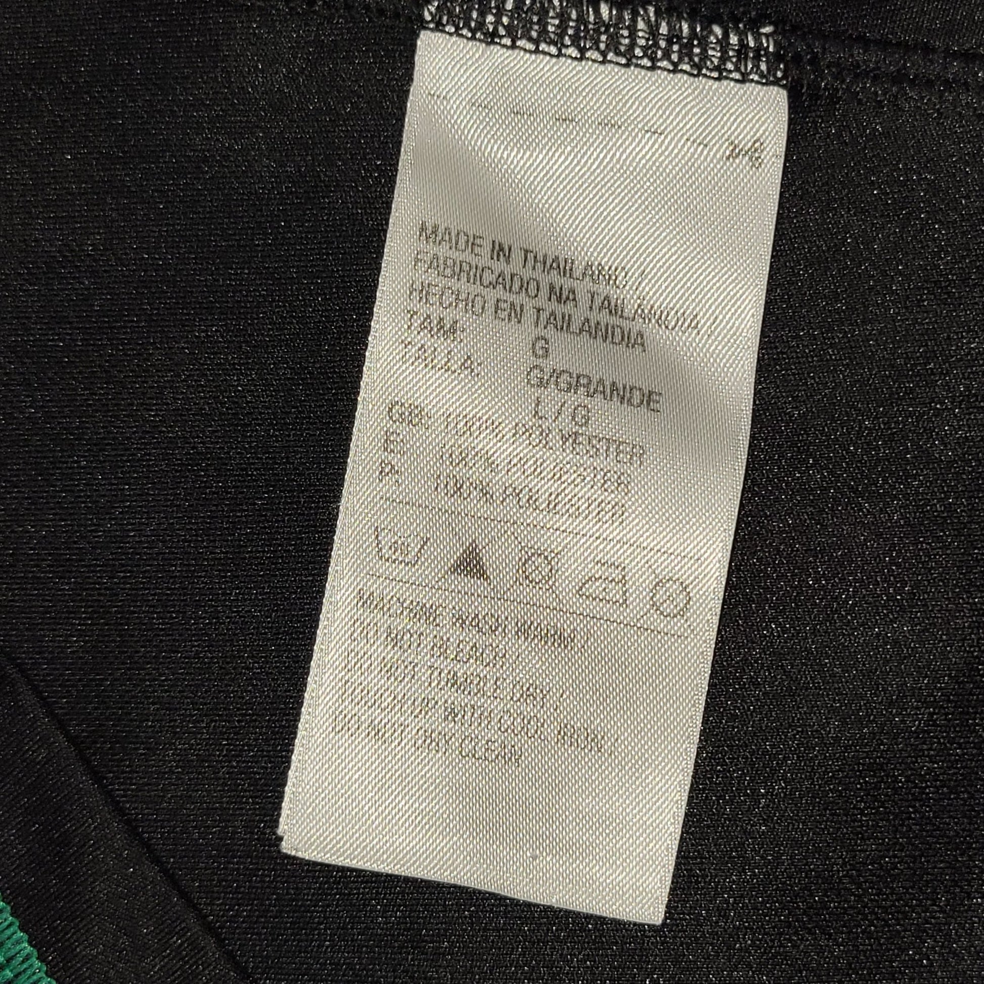 Blanco Mexico 2010 WORLD CUP Away Black Soccer Jersey Shirt L SKU P41397 Adidas