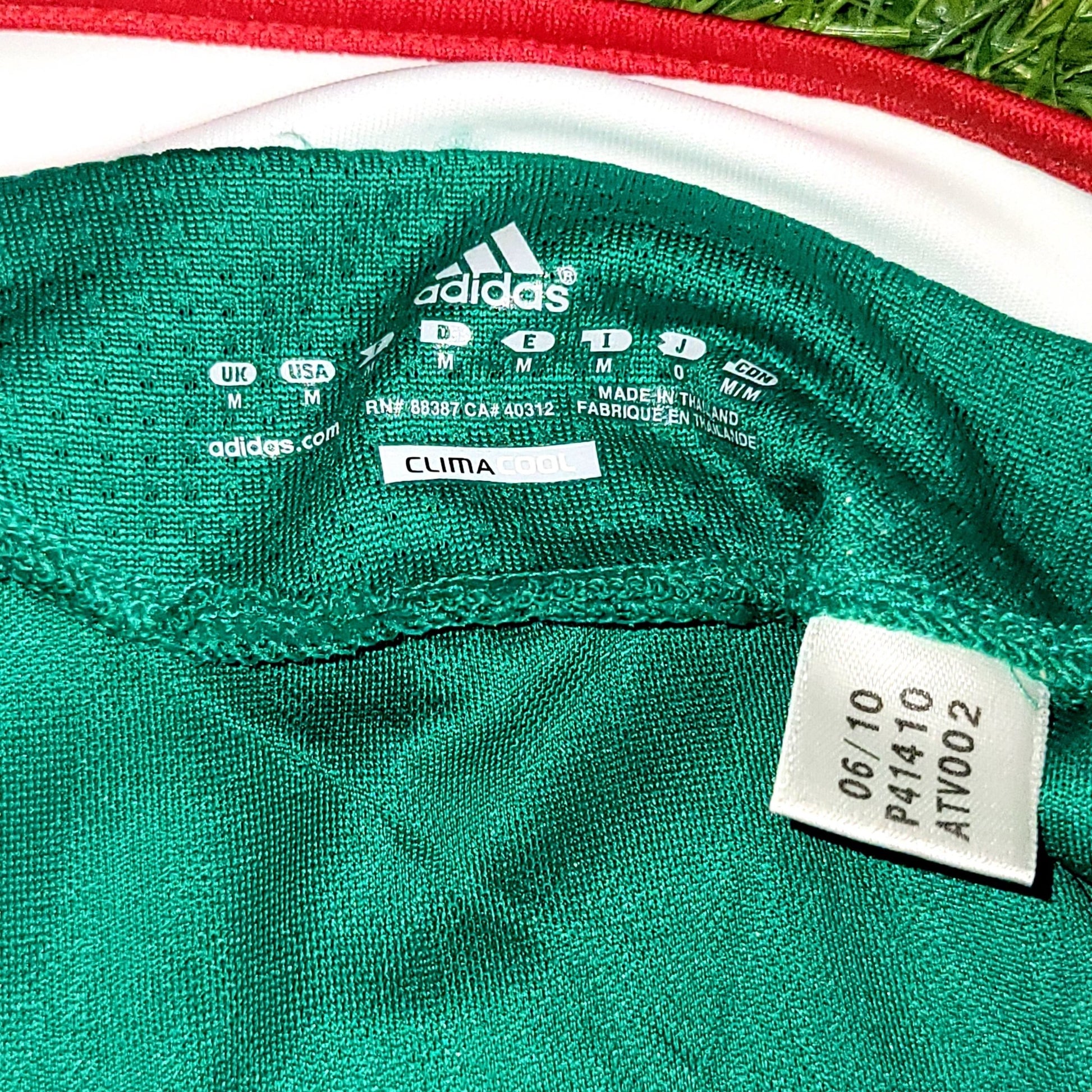 Blanco Mexico 2010 WORLD CUP Home Soccer Jersey Shirt M SKU P41410 Adidas