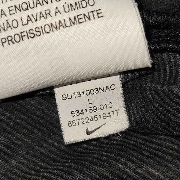 Brazil LIMITED EDITION BLACKOUT PLAYER ISSUE 2013 2014 Soccer Jersey Shirt L SKU# 534159 - 010 Nike